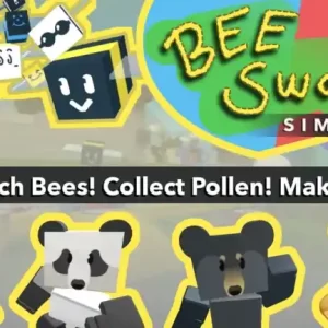 Imagem do jogo Bee Swarm Simulator (Simulador de Enxame de Abelhas) - Códigos e recompensas