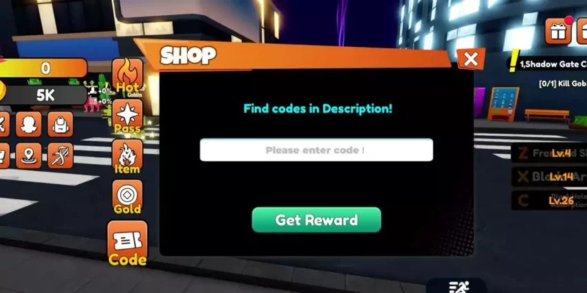 Como Resgatar Códigos Arise Shadow Hunt Roblox