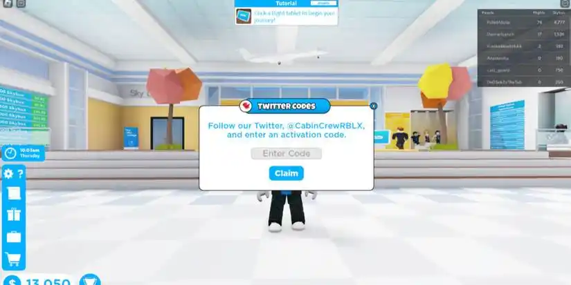 Como Resgatar Códigos Cabin Crew Simulator Roblox
