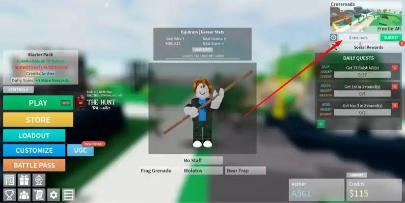 Como Resgatar Códigos Combat Warriors Roblox