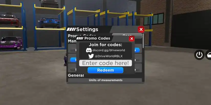 Como Resgatar Códigos Drive World Roblox