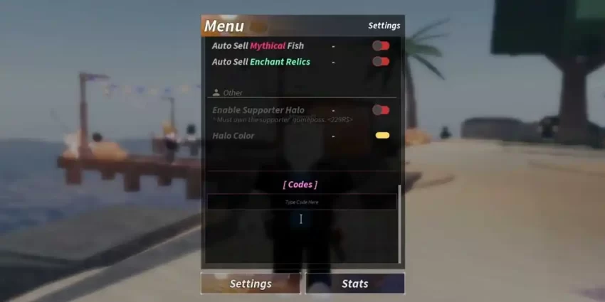 Como Resgatar Códigos Fisch Roblox