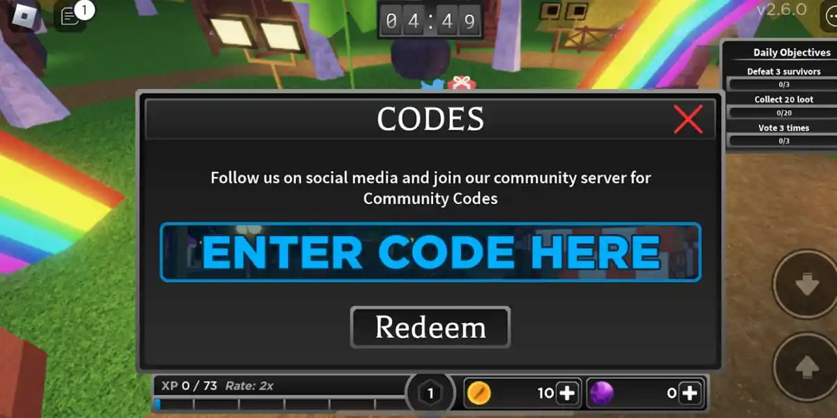 Como Resgatar Códigos Survive The Killer Roblox