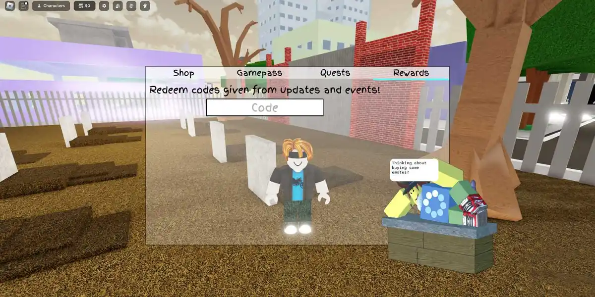 Como resgatar códigos para Jujutsu Shenanigans Roblox
