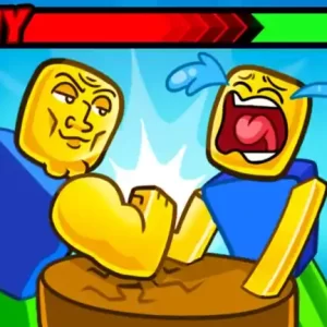 Imagem do jogo Arm Wrestle Simulator (Simulador de Luta de Braço) - Códigos e recompensas