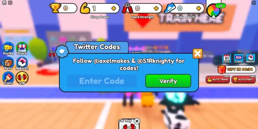 Como Resgatar Códigos Arm Wrestle Simulator Roblox