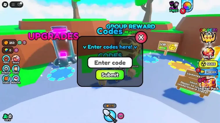 Como Resgatar Códigos Dig 1 Million Blocks Roblox