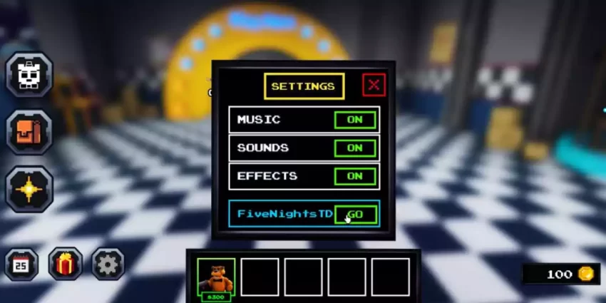 Como Resgatar Códigos Five Nights TD Roblox