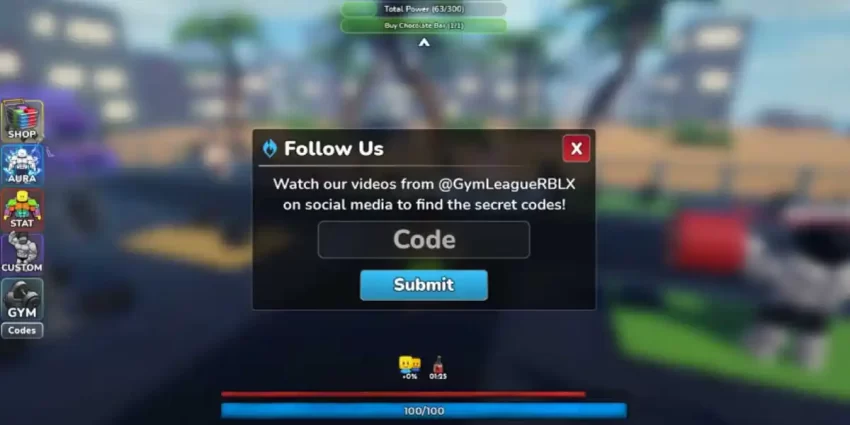 Como Resgatar Códigos Gym League Roblox