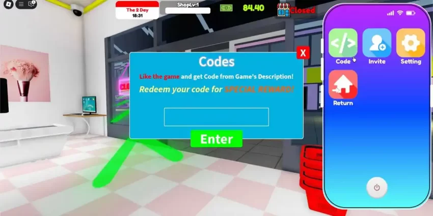 Como Resgatar Códigos Makeup Store Simulator