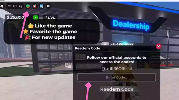 Como Resgatar Códigos Drift 36 Roblox