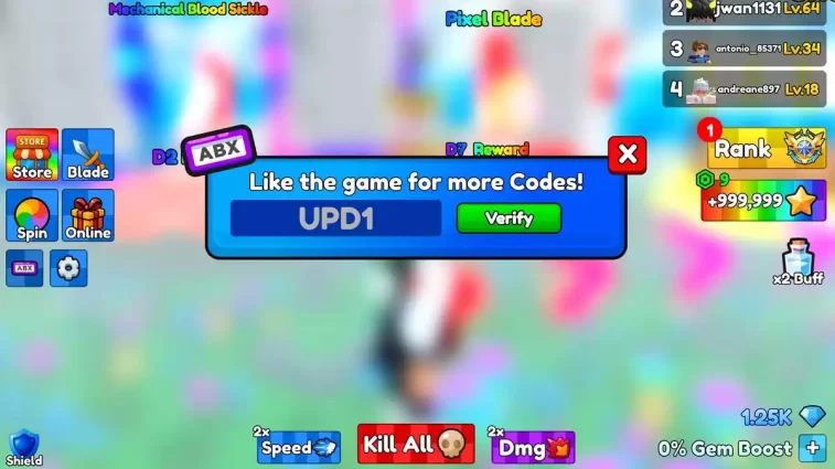 Como Resgatar Códigos Blade Battle Roblox