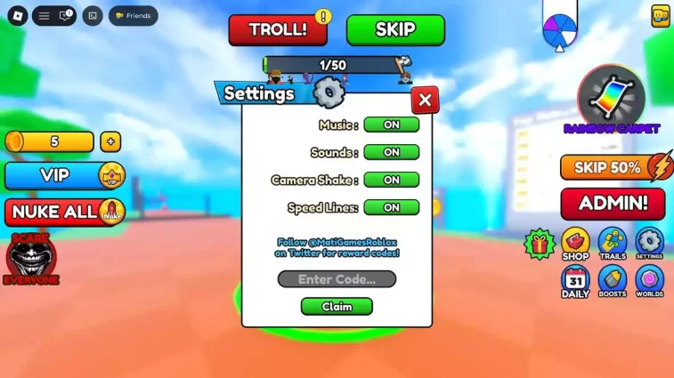 Como Resgatar Códigos Parkour Obby Roblox