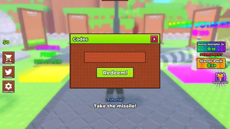 Como Resgatar Códigos Shoot a Plane Roblox