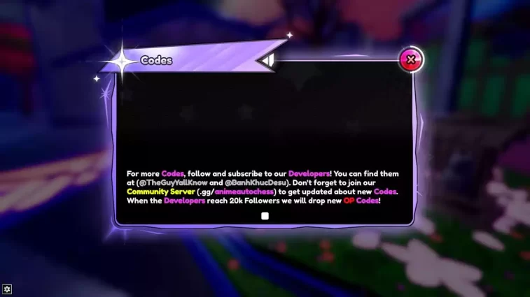 Como Resgatar Códigos Anime Auto Chess Roblox