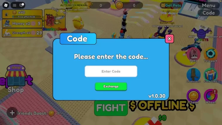 Como Resgatar Códigos Brainrot Riders Titan Smash Roblox