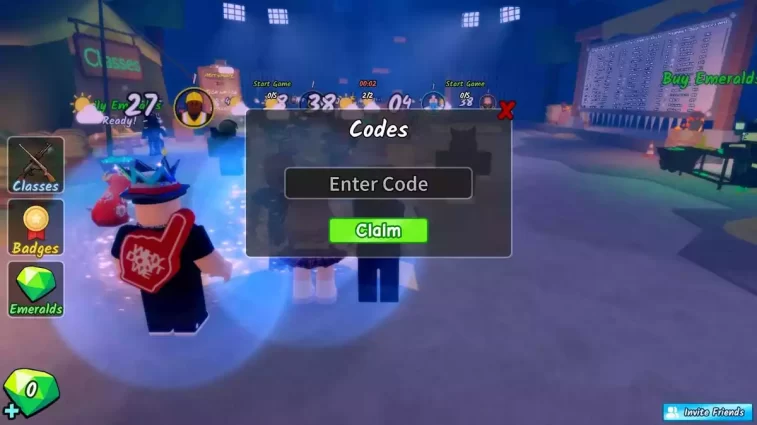 Códigos Survive the Apocalypse Roblox Tela