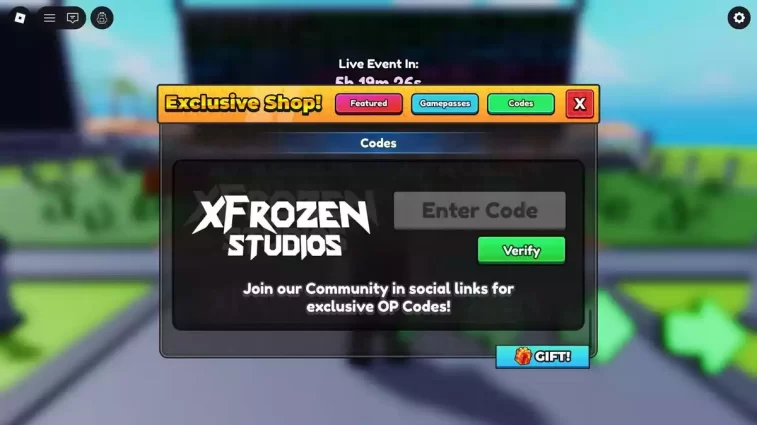 Como Resgatar Códigos Craft a Baddie Roblox Tela