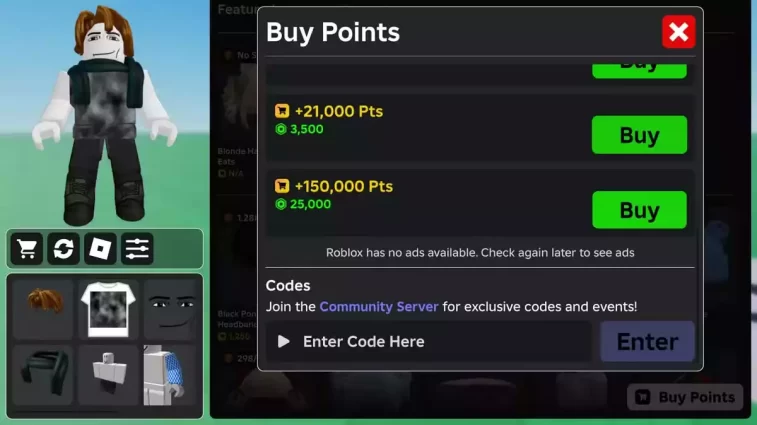 Como Resgatar Códigos My Avatar Roblox tela